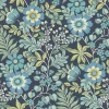 A-Street Prints Revival Voysey Floral Wallpaper - Navy