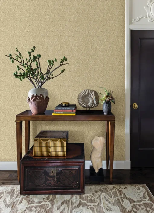 A-Street Prints Revival Wright Wallpaper - Gold