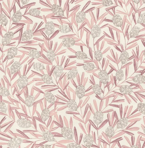 A-Street Prints Revival Zulma Wallpaper - Pink