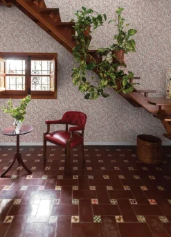 A-Street Prints Revival Zulma Wallpaper - Pink