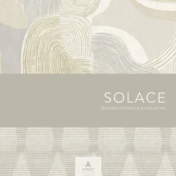 A-Street Prints Solace Alcott Dotted Wallpaper - Slate