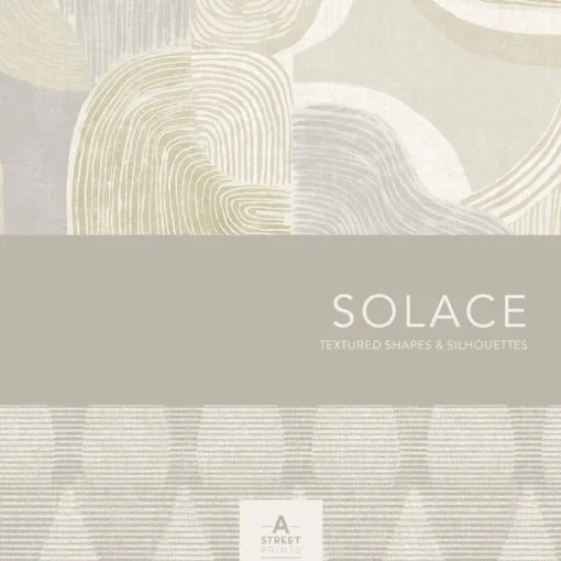A-Street Prints Solace Alcott Dotted Wallpaper - Slate