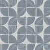 A-Street Prints Solace Baxter Mosaic Wallpaper - Denim