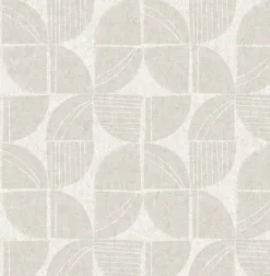 A-Street Prints Solace Baxter Mosaic Wallpaper - Bone