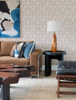 A-Street Prints Solace Baxter Mosaic Wallpaper - Bone