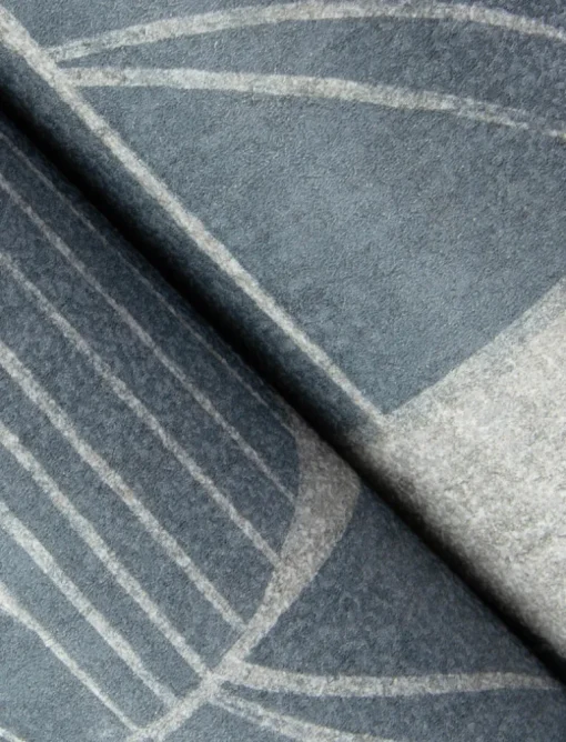 A-Street Prints Solace Baxter Mosaic Wallpaper - Denim