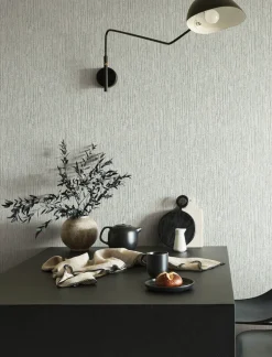 A-Street Prints Solace Corliss Wallpaper - Light Grey