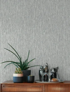 A-Street Prints Solace Corliss Wallpaper - Grey