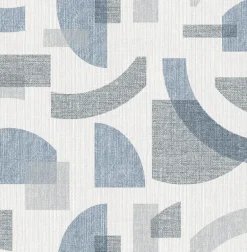 A-Street Prints Solace Fulton Wallpaper - Blue