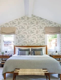 A-Street Prints Solace Fulton Wallpaper - Light Blue