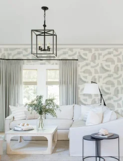 A-Street Prints Solace Fulton Wallpaper - Light Blue