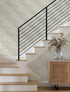 A-Street Prints Solace Hollace Wallpaper - Mauve