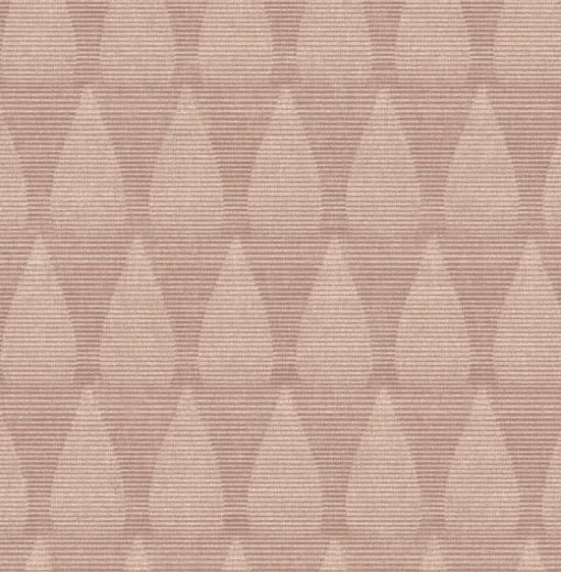 A-Street Prints Solace Mirko Ogee Wallpaper - Rust
