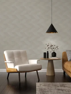 A-Street Prints Solace Presley Wallpaper - Grey