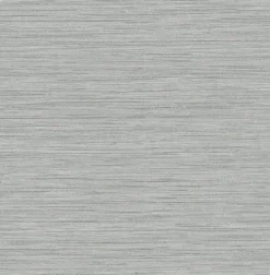 A-Street Prints Solace Sheehan Faux Grasscloth Wallpaper - Stone
