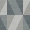 A-Street Prints Solace Winslow Geometric Wallpaper - Slate