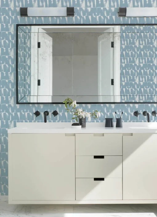 A-Street Prints Terrace Bancroft Wallpaper - Blue