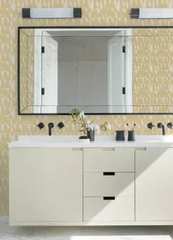 A-Street Prints Terrace Bancroft Wallpaper - Gold