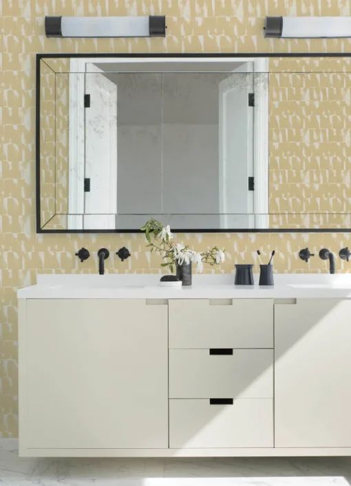 A-Street Prints Terrace Bancroft Wallpaper - Gold