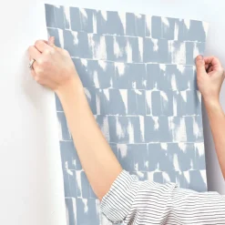 A-Street Prints Terrace Bancroft Wallpaper - Blue