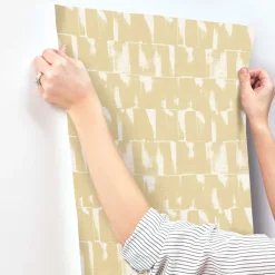 A-Street Prints Terrace Bancroft Wallpaper - Gold