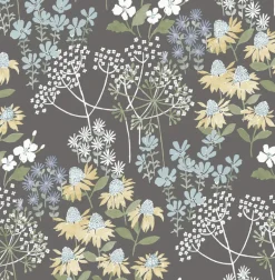 A-Street Prints Terrace Cultivate Wallpaper - Grey