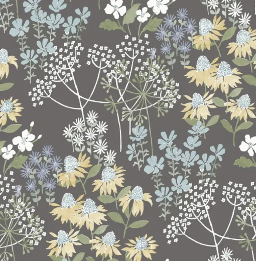 A-Street Prints Terrace Cultivate Wallpaper - Grey