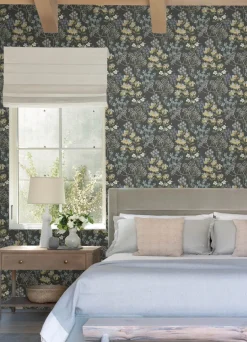A-Street Prints Terrace Cultivate Wallpaper - Grey