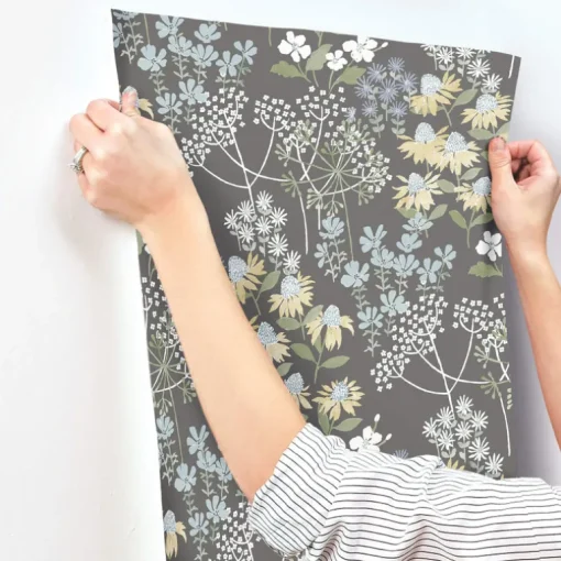 A-Street Prints Terrace Cultivate Wallpaper - Grey