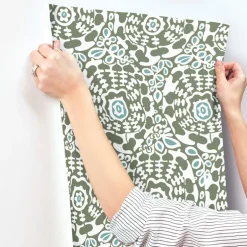 A-Street Prints Terrace Divine Wallpaper - Green