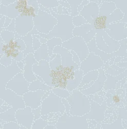 A-Street Prints Terrace Gardena Wallpaper - Sky Blue