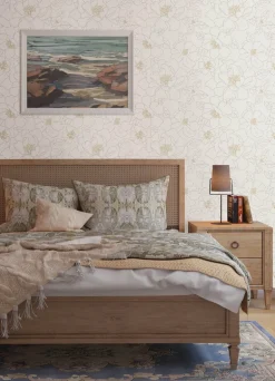 A-Street Prints Terrace Gardena Wallpaper - White