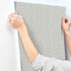 A-Street Prints Terrace Glynn Wallpaper - Sterling