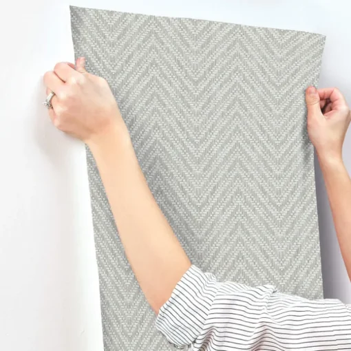 A-Street Prints Terrace Glynn Wallpaper - Sterling