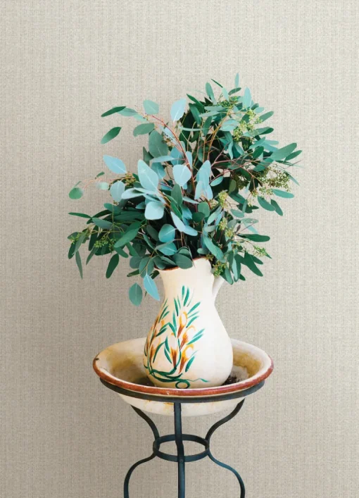 A-Street Prints Terrace Lawndale Wallpaper - Stone
