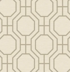 A-Street Prints Terrace Manor Wallpaper - Taupe