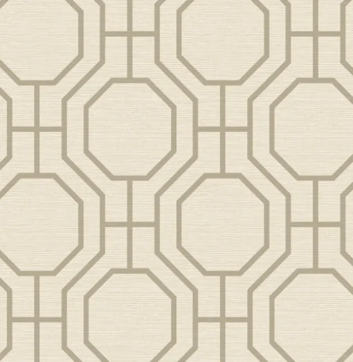 A-Street Prints Terrace Manor Wallpaper - Taupe