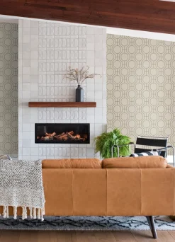 A-Street Prints Terrace Manor Wallpaper - Taupe