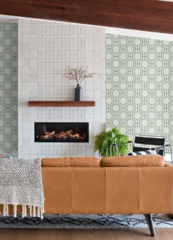 A-Street Prints Terrace Manor Wallpaper - Green