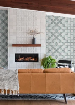 A-Street Prints Terrace Manor Wallpaper - Blue