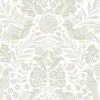 A-Street Prints Terrace Nestle Wallpaper - Dove