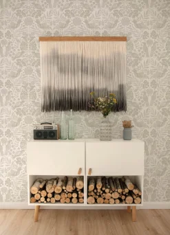 A-Street Prints Terrace Nestle Wallpaper - Dove
