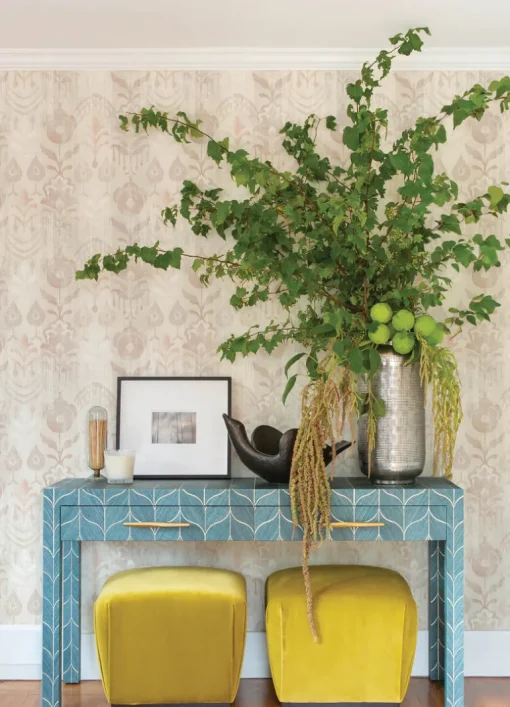A-Street Prints Terrace Pavord Wallpaper - Pink