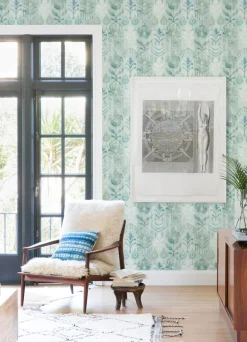 A-Street Prints Terrace Pavord Wallpaper - Green