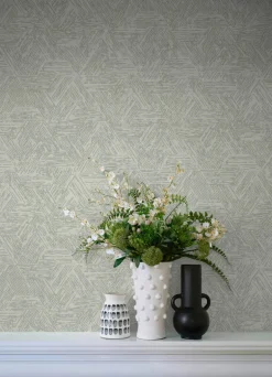 A-Street Prints Terrace Retreat Wallpaper - Sea Green