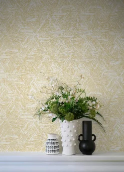 A-Street Prints Terrace Retreat Wallpaper - Yellow