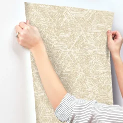 A-Street Prints Terrace Retreat Wallpaper - Light Brown