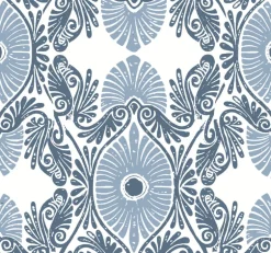 A-Street Prints Terrace Villa Wallpaper - Blue