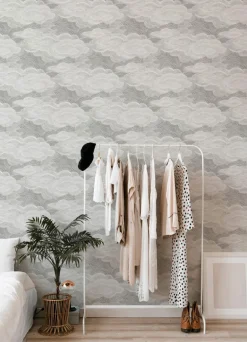 A-Street Prints Terrace Vision Wallpaper - Grey