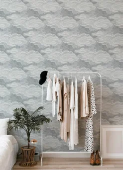 A-Street Prints Terrace Vision Wallpaper - Slate
